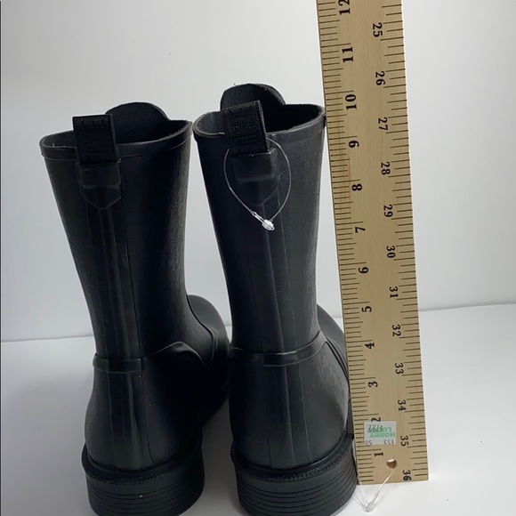 Frye Black Storm Zip Rain Bootie Waterproof Boots - Picture 11 of 16